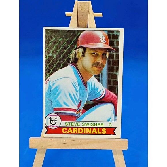1979 Topps - Steve Swisher #304 - Catcher Cardinals - Picture 2 of 4